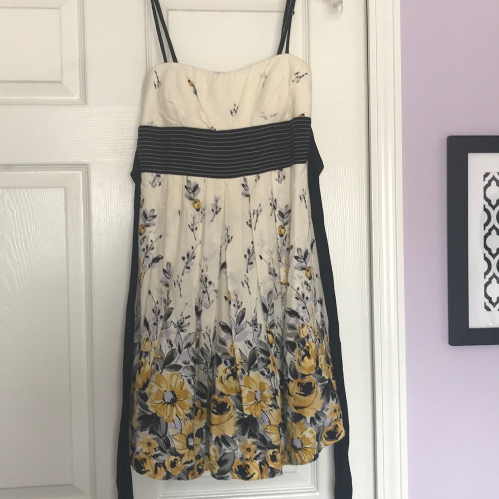 Floral dress with straps